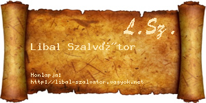 Libal Szalvátor névjegykártya